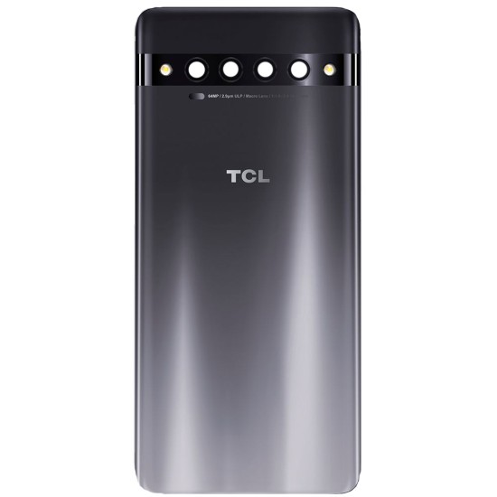 Tampa Traseira+Lente da Câmera TCL 10 Pro/T799B Preto